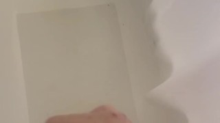 jerking in the shower