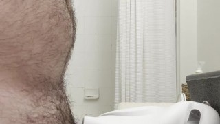 Quickie in the bathroom before showering