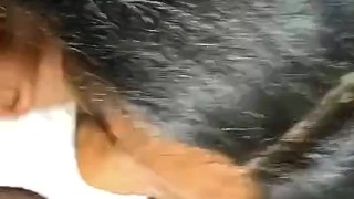 Horny Kenyan Milf loves fucking her pussy with toys and deepthroating BBC taking cum on her Face