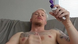 Big dick jerk off fleshlight with pulsating cumshot