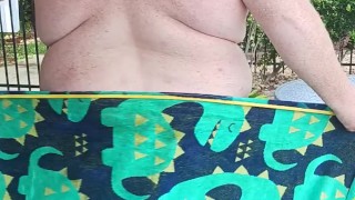 Big fat virgin ass n thong