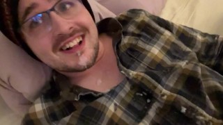 Got some cum in my mouth and on my face