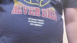 Teasing my thick cock