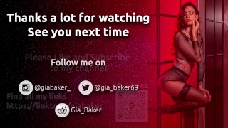 Gia Baker loves to slide her fingers in her pussy for pleasure