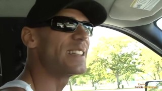 A redheaded milf experiences intense orgasms while a stranger fucks her hardcore.