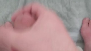 POV stroking a thick cock