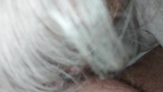 getting a blowjob