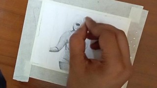 Erotic Art Or Drawing Of Sexy Indian Woman Romance with Father in Law inside Bathroom