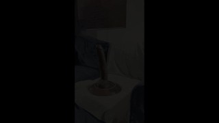 Taking BBC Dildo's Deep Then Whipping My Asshole with A Belt