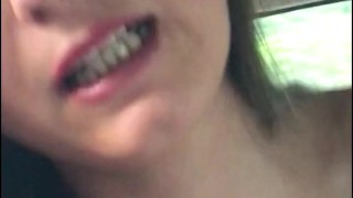 He rode my dildo in the back seat of the Uber