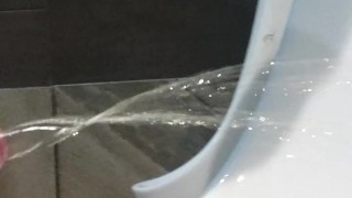 Ссу в общественном туалете