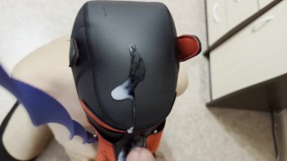 fucked hard in the mouth of a guy with a big dick who came from college