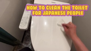 I would like to introduce Japanese toilet cleaning.