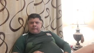 Cum play with my big balls and my 8 inch stick