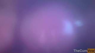 Extremely Close-Up: Fucking Toy and Cumshot (Cum in Camera Lens)