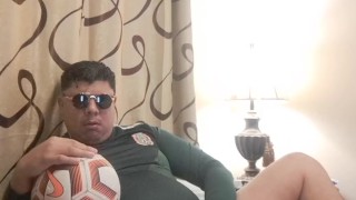 When your trainer is a big dick latino stud