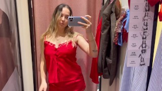 lingerie try on haul un the mall