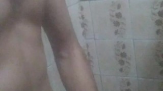 Handjob at bathroom (take 2)