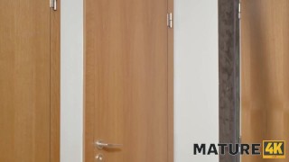 MATURE4K. Sold on Her Tits