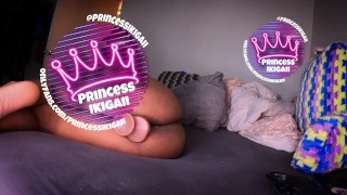 Thick Lighskin Ebony Dildo Fucks Her Wet Pussy