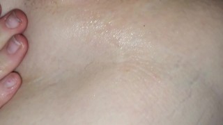 Freaky redhead gets creampied and anal fisted