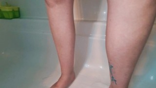 piss her panties then i piss on her pussy panties