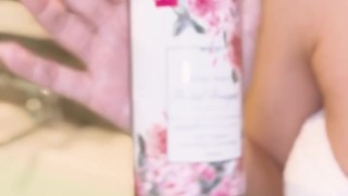 【素人】サウナで汗だく汁だく精液ぶっかけセックスしちゃいました　カップル/日本人/巨乳/人妻/フェラ/手コキ/顔出し