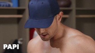 PAPI - Coach Johnny Donovan Checks His Best Player Damian Night's Ass Before The Big Game