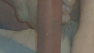Nude Barefoot Worship Silicone Penis Stroking Session