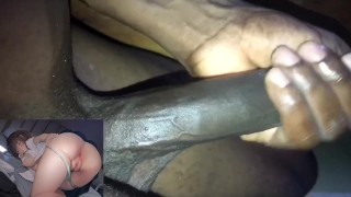 STROKING BBC MOANS, TALKING DIRTY