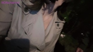 【ドキュメント】上野公園💛ご主人様と羞恥プレイ💛露出＠摺鉢山