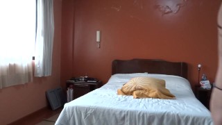 After having sex with stepmom, I cum on her tits, she loves cum