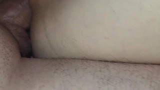 Pink Nails touch my Big Penis HEAD - Tight pussy Blonde