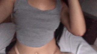 STEP-SISTER came to keep me company - we fucked and the bitch recorded it all