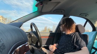 Twink gets caught jerking off in public