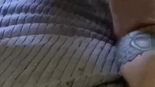 I GIVE HIM A PROSTATE MASSAGE WITH A VIBRATOR WHILE HE MILKS HIS COCK.( Massive Load)