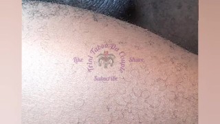 Going commando. No panties in public slut walk creampie