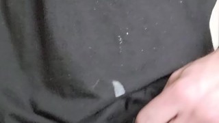 My uncut cock Pissing in a toilet with close up foreskin