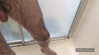 Lazy Weekend 2 - Sunday - Peeing, showering and cum