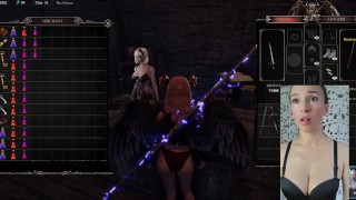 ⚔️Succubus Conquest 🖤 Cum Slut Gets To Play Sexy Succubus Video Game 🎮 Ep. 3 😈