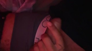 Jerking off at night