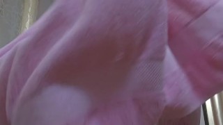 Voyeur on me strip shower and then get dressed foot fetish