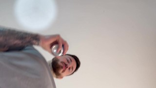 Full size vore tied & swallowed after bloated belly worship