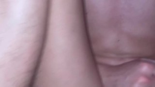 Barebacking my hung boyfriend after a night out