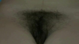 I love showing off my hairy pussy and watching my stepson's friends jerk off and cum