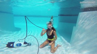 Katya Nakolkina cute blonde underwater