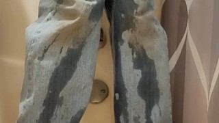 He's Desperate to Pee and Just Lets It Go