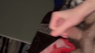 Solo morning masturbation