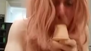 Alicia gagging and crying