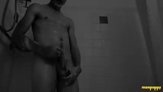 Richard Lennox Jacks His Throbbing Cock Until He Jizz